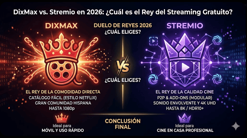 DixMax vs. Stremio